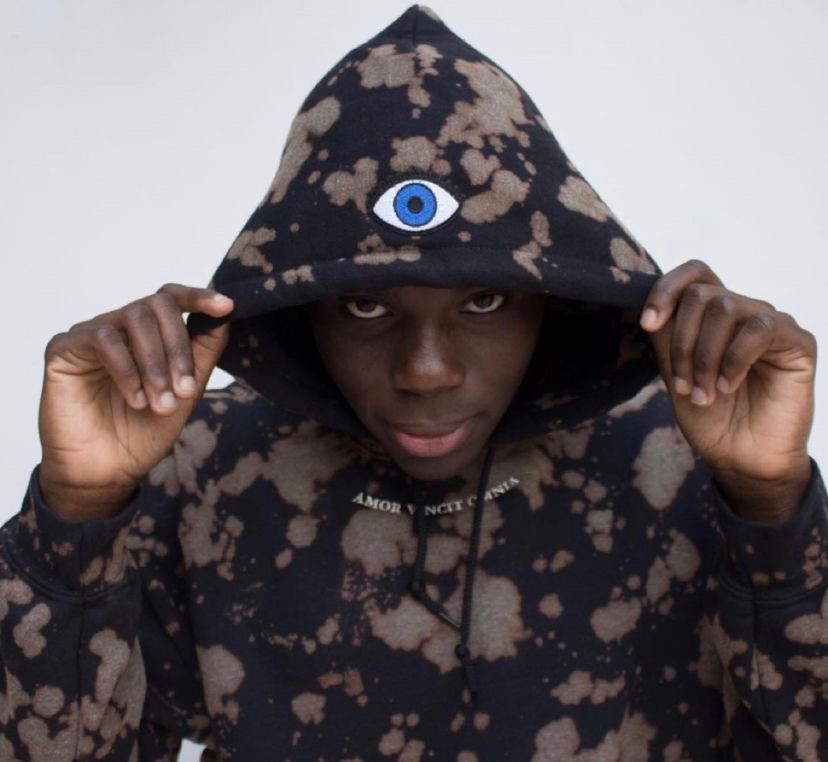 ★HOODHOOD★ Space Villain Check Hood Ivory Space Villain Check Hood - HOODHOOD | 60% - Asian Fashion